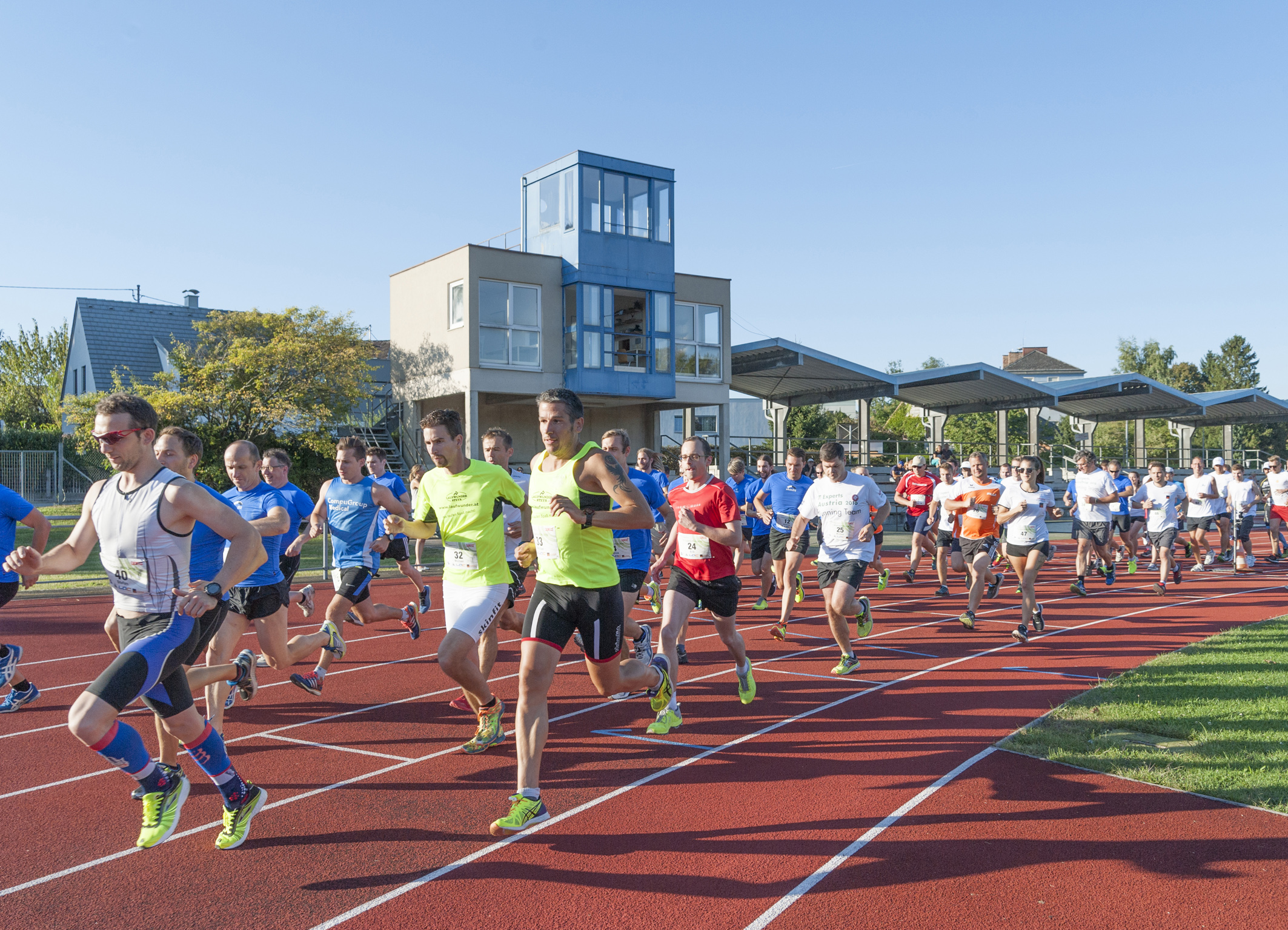 Mehr als 60 Läuferinnen und Läufer waren beim 1. IT Experts Run in Steyr am Start. Foto: Wolfram Pertl/IT Experts Austria (frei)
