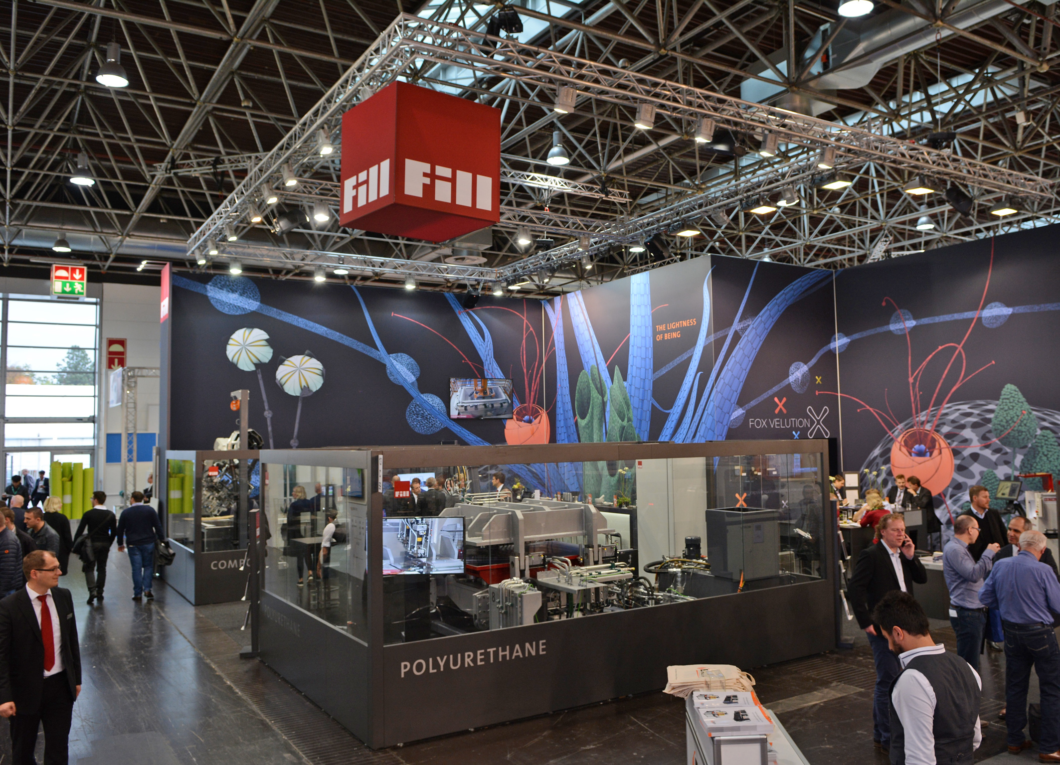 Fill Maschinenbau setzte mit führender Mechatronik aus Oberösterreich neue Impulse auf der internationalen Kunststoffmesse K 2016 in Düsseldorf. Foto: Fill Maschinenbau (frei)