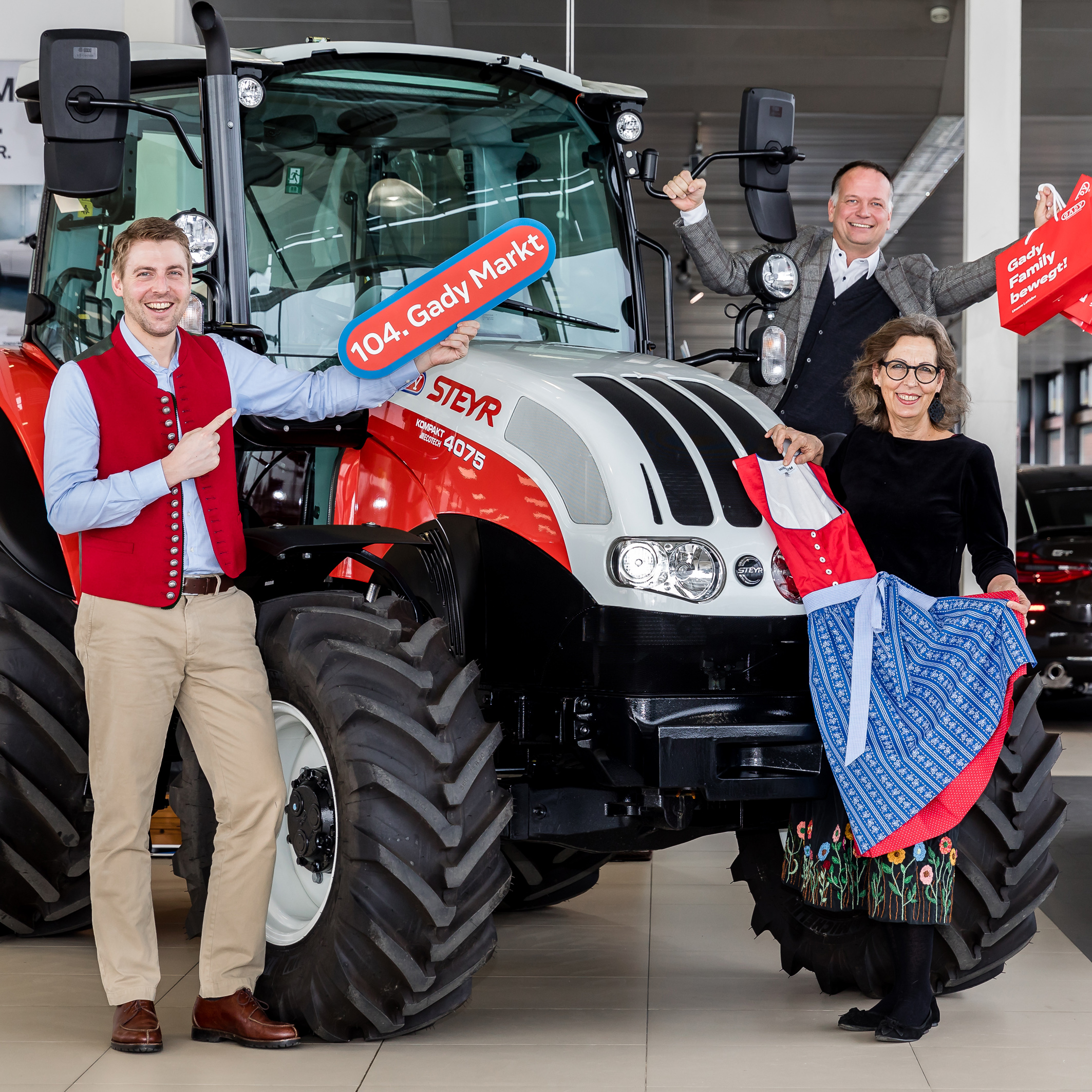 Am 10. und 11. März wird Lebring wieder zum Treffpunkt für Technikinteressierte und Freunde des steirischen Lebensgefühls. Eugen Roth, Philipp Gady und Ingrid Gady freuen sich auf viele Besucher. Foto: Gady Family