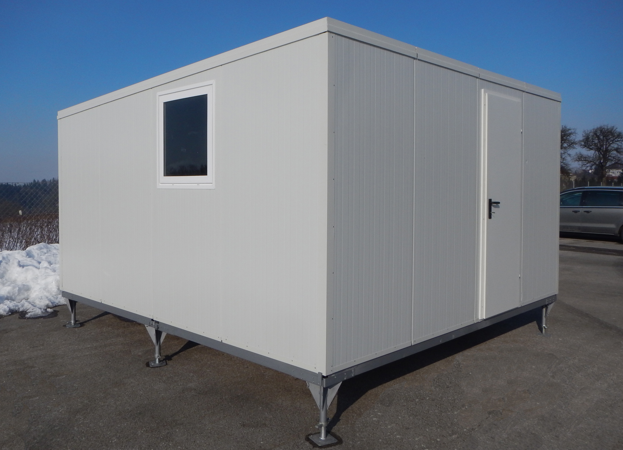 Foto: GHS Global Housing Solutions (frei) Das GHS temporary home ist schnell und einfach aufzustellen und somit prädestiniert für Einsätze bei Hilfsaktionen und in Labour Camps.