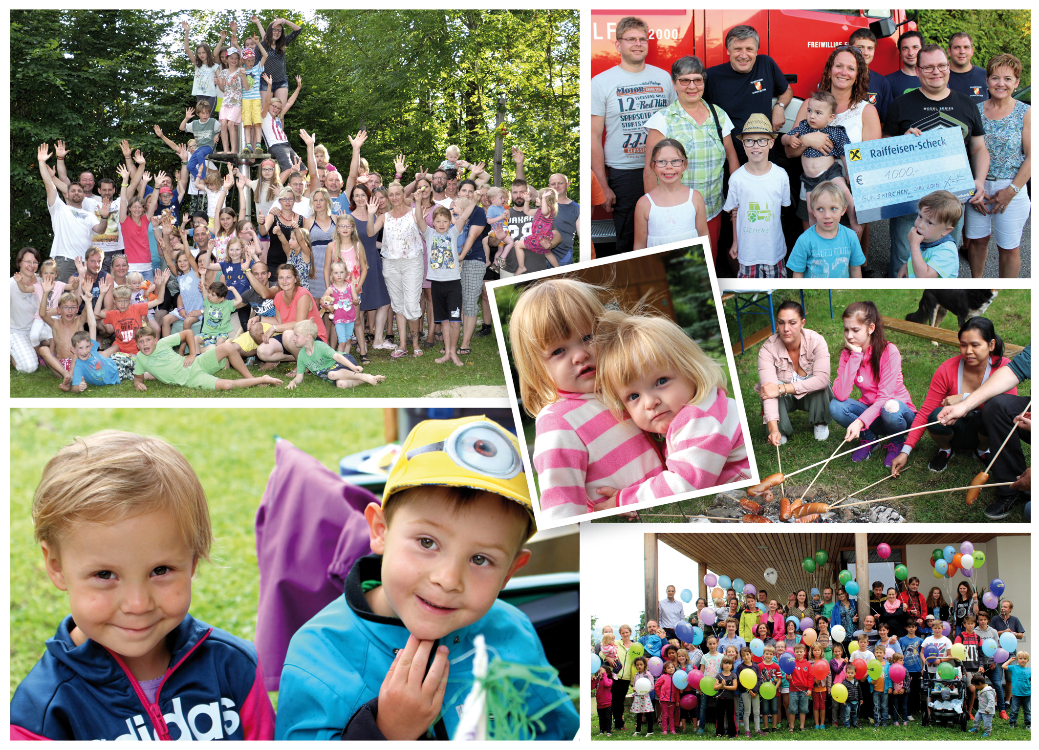 55 Herzfamilien jeweils eine Woche im Öko-Feriendorf Schlierbach. Foto: Herzkinder Österreich (frei)