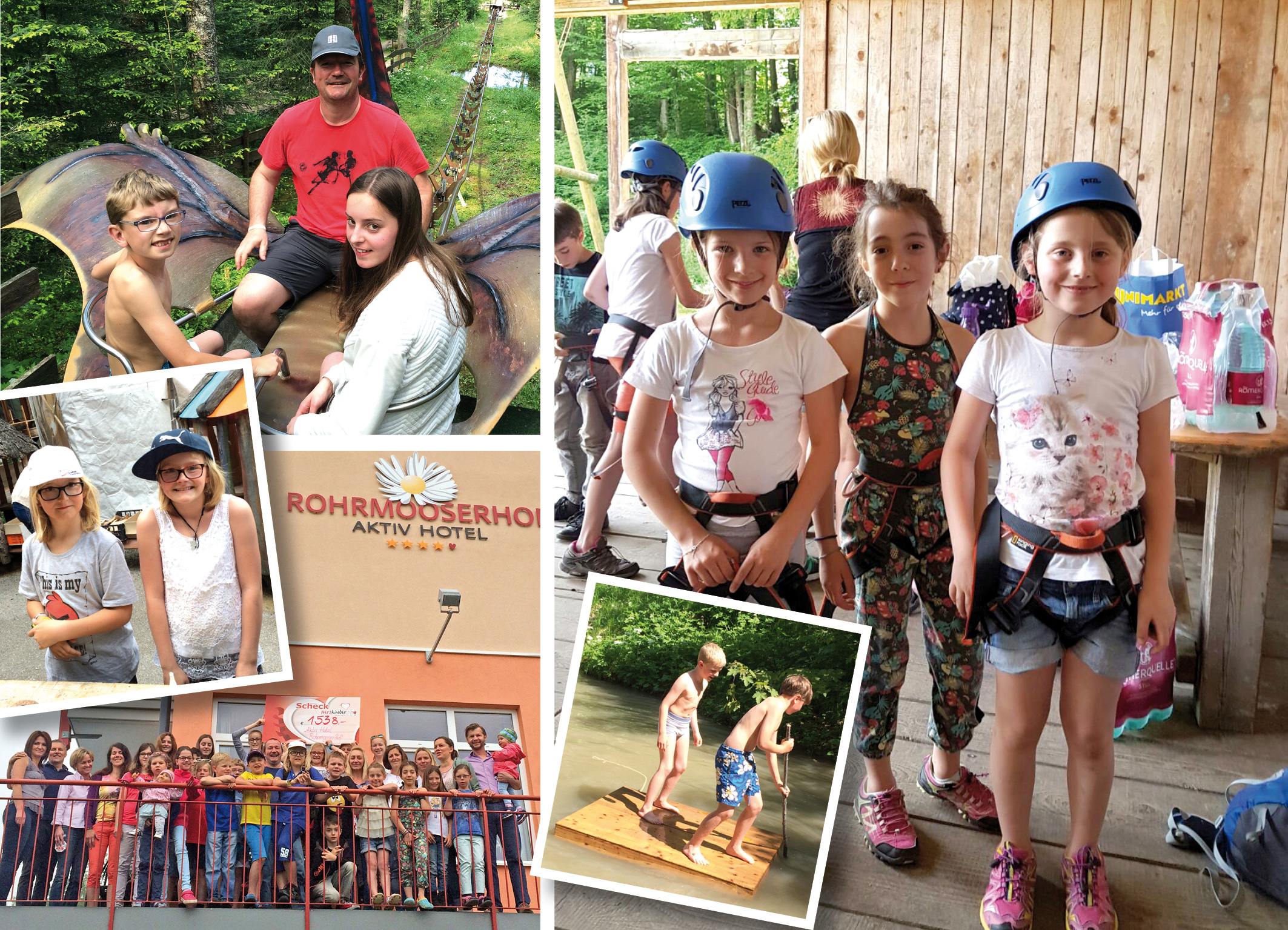 Der kurze Abenteuerurlaub in Schladming/Rohrmoos tat den herzkranken Kindern und ihren Geschwistern richtig wohl. Fotos: Herzkinder Österreich (frei)