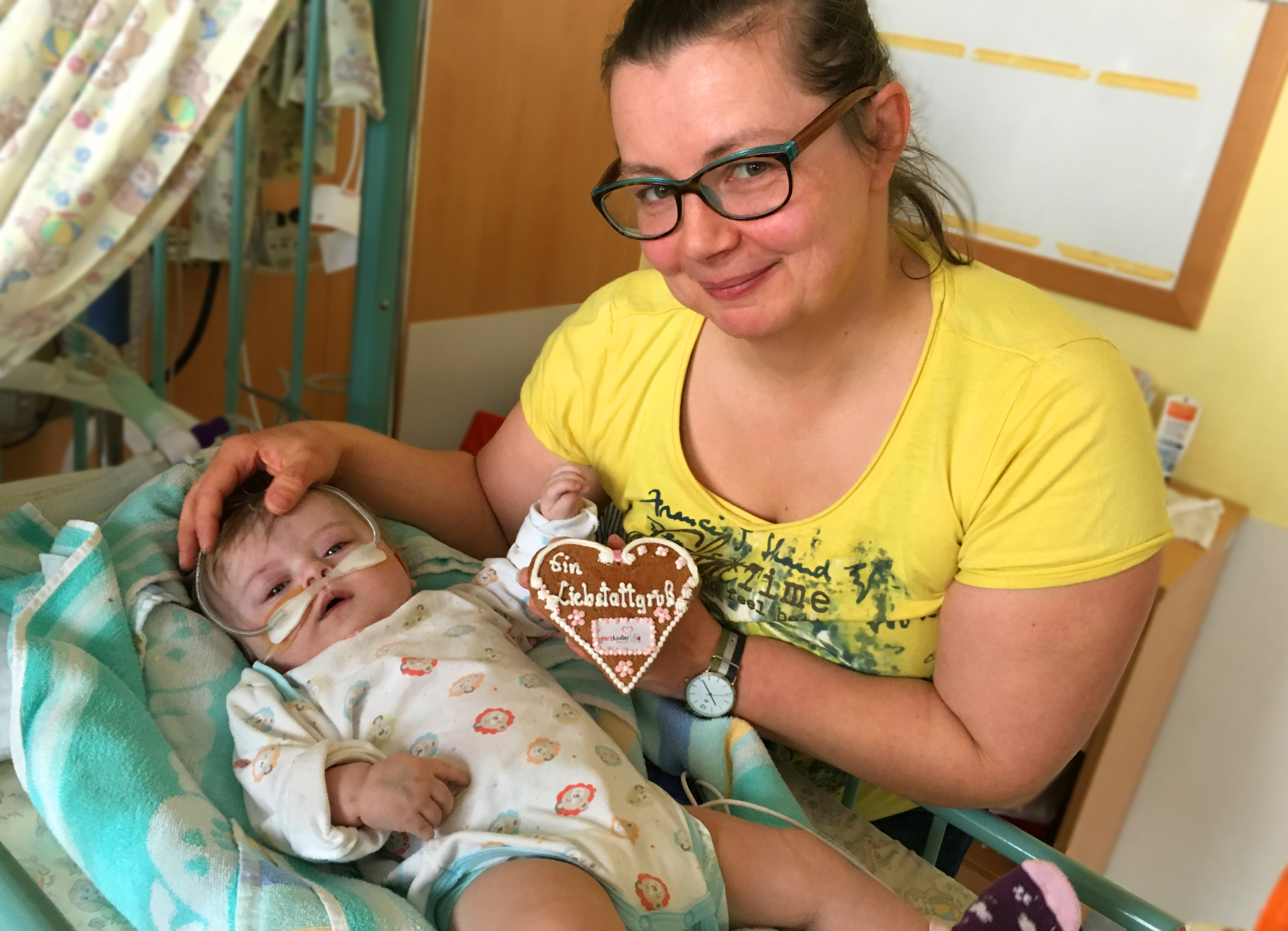 Die kleinen Patienten im Linzer Kinder-Herz-Zentrum freuten sich über die herzigen Überraschungen. Foto: Herzkinder Österreich (frei)