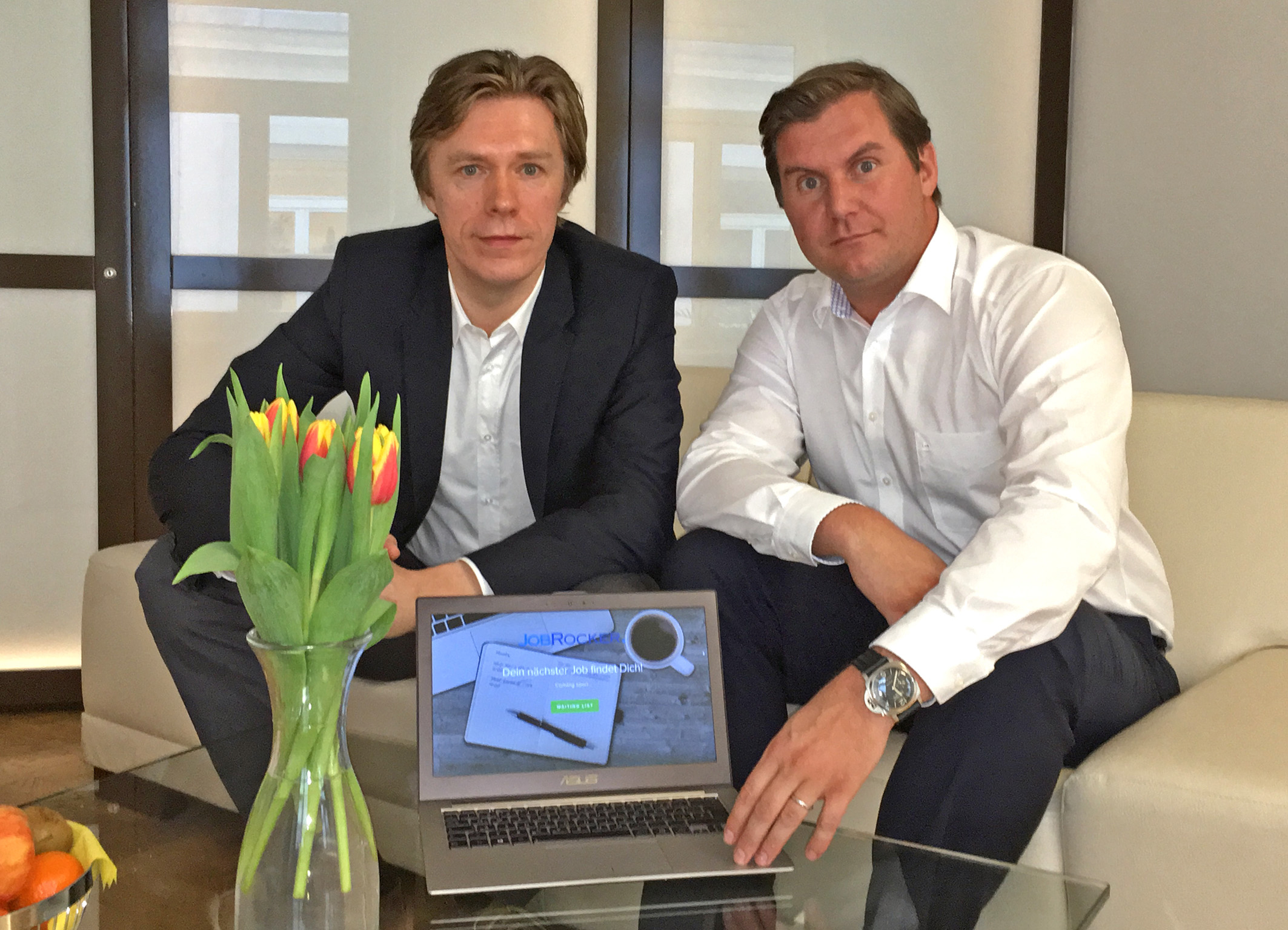Klaus Furtmüller und Günther Strenn rocken mit ihrem innovativen Recruitment-Portal den Jobmarkt. Foto: JobRocker (frei)