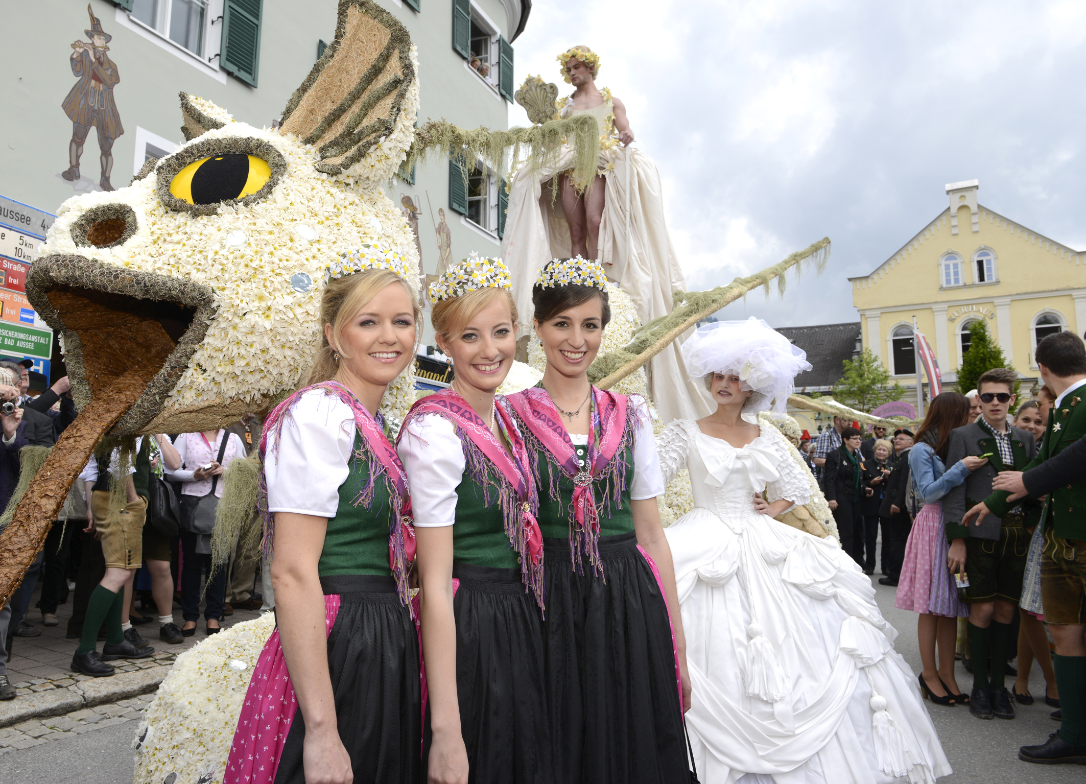 Das 56. Narzissenfest findet am 31. Mai 2015 im Ausseerland-Salzkammergut statt. Mehr als 20.000 Besucher werden zum größten Frühlingsfest des deutschsprachigen Raums erwartet. Foto: www.narzissenfest.at/Nils Kahle (frei)