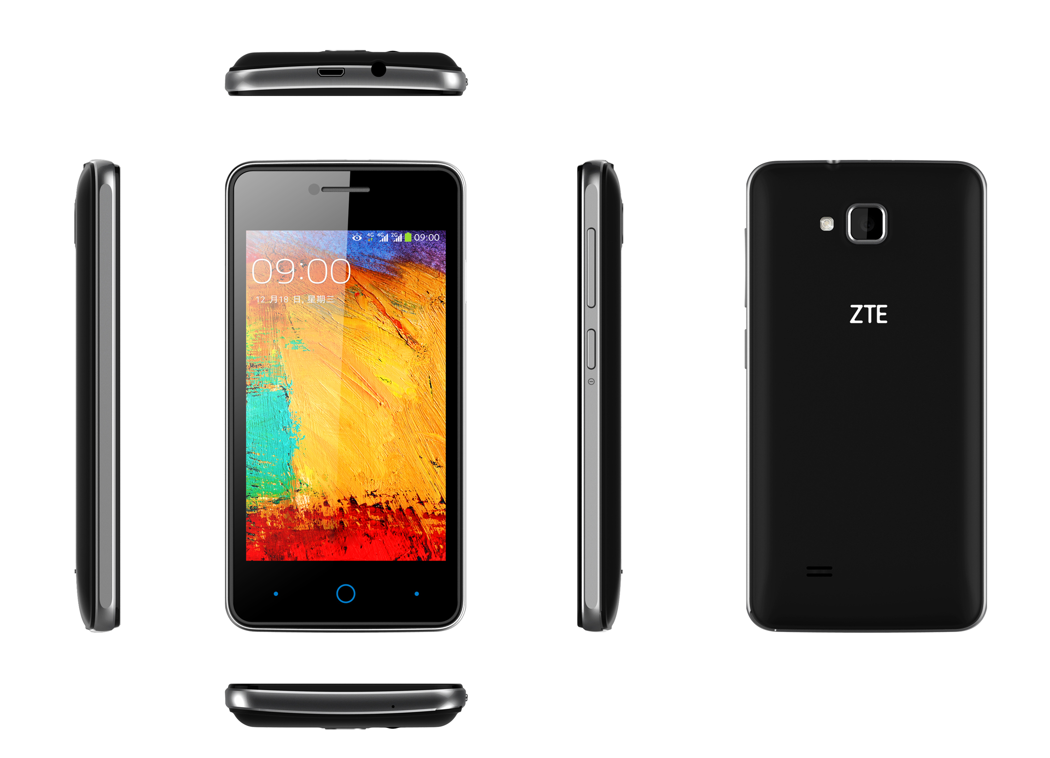 Das Einsteiger-Smartphone ZTE Blade C341 ist bei Drei erhältlich. Foto: ZTE (frei)